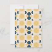 ボーホサンムーンスターズブルーイエロー サンキューカード (裏面)