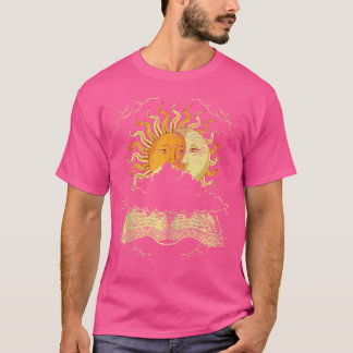 ボーホサンムーンブックシナ体天文学スター Tシャツ