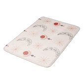 ボーホサンムーン装飾線アート抽象芸術図形 バスマット (アングル)