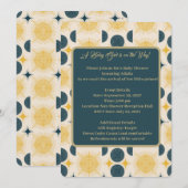 ボーホサン ムーンスターズ ブルー イエロー 招待状 (正面/裏面)