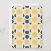 ボーホサン ムーンスターズ ブルー イエロー 招待状 (裏面)