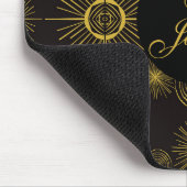 ボーホシアルサンスターズブラック マウスパッド (コーナー)