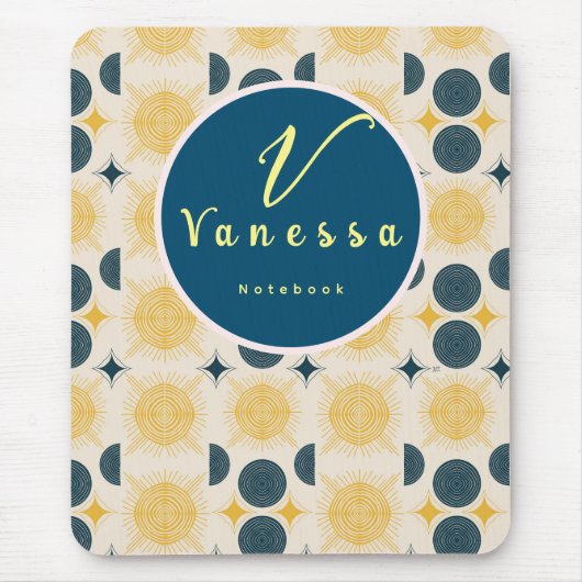 ボーホシアルサンムーンスクリプト マウスパッド (正面)