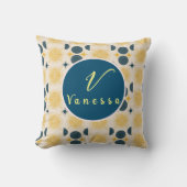 ボーホシアルサンムーンモノグラム脚本 クッション (正面)