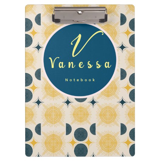 ボーホシアルサンムーンモノグラム脚本 クリップボード (正面)