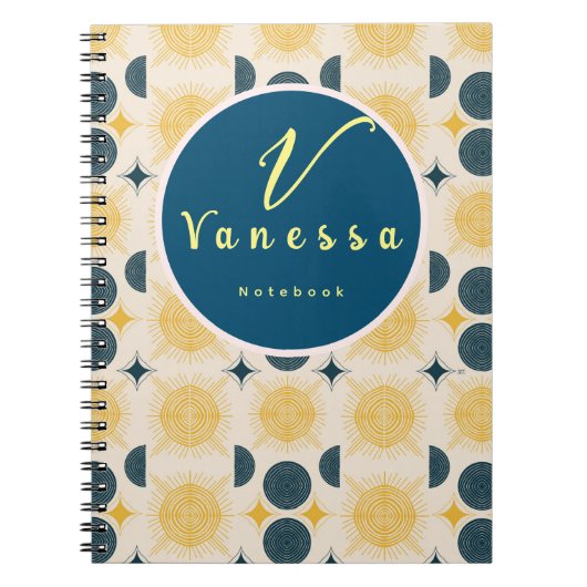 ボーホシアルサンムーンモノグラム脚本 ノートブック (正面)