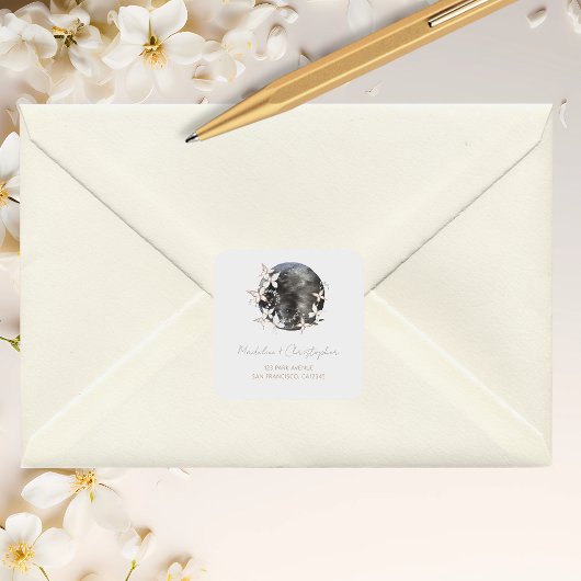 ボーホシチュアムーン結婚フローラの住所 スクエアシール