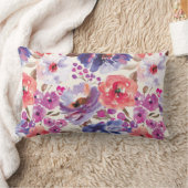 ボーホシックフローラ ランバークッション (ブランケット)