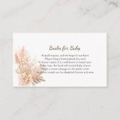 ボーホシックミニマリストベビーカード プレイスカード (正面)