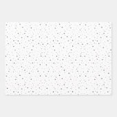 ボーホスタークリスマスとお祝いデザイン ラッピングペーパーシート (正面)