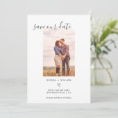 ボーホテラコッタの結婚式写真のSave The Date セーブザデート (スタンド正面)