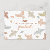 ボーホデザイン卒業へのアドバイスと願い エンクロージャーカード (正面)