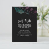 ボーホナイトブラックとフェザー結婚の詳細 エンクロージャーカード (スタンド正面)