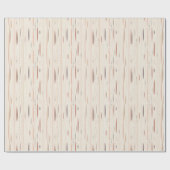 ボーホニュートラルブラウンズカラーストライプ先住民 ラッピングペーパー (フラット)