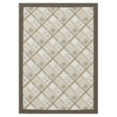 ボーホニュートラルモダンテーブルクロス テーブルクロス (正面)