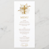 ボーホニュートラル乾燥パームバプテスマ《キリスト教》洗礼式や命名式メニュー メニュー (正面)