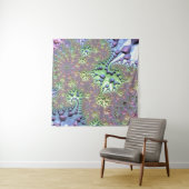 ボーホヒッピーGroovy光沢のあるレインボーカラフルフラクタル タペストリー (インサイチュ)