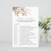 ボーホピンクブライダルシャワーオーバーまたはゲーム中 (スタンド正面)