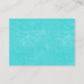 ボーホピーコックフェザーヴィンテージトラックブックスベビー 名刺 (裏面)