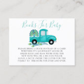 ボーホピーコックフェザーヴィンテージトラックブックスベビー 名刺 (正面)