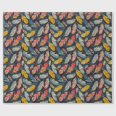 ボーホフェザー ラッピングペーパー (フラット)