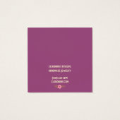 ボーホフレームイヤリングネックレスジュエリー表示カード (裏面)