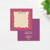 ボーホフレームイヤリングネックレスジュエリー表示カード (デスク)