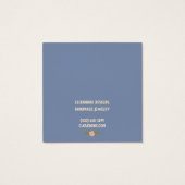 ボーホフレームイヤリングネックレスジュエリー表示カード (裏面)