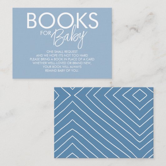 ボーホブルーブックリクエストエンクロージャカード エンクロージャーカード (正面/裏面)