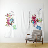 ボーホミス・トゥ・ミセス ブライダルシャワー フォトブース タペストリー (インサイチュ(横))