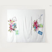 ボーホミス・トゥ・ミセス ブライダルシャワー フォトブース タペストリー (正面(横))