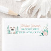 ボーホミントグリーンフランスのブルドッグ ラベル (インサイチュ)