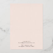 ボーホムーン相 | Terracottaイヤリングディスプレイカード 箔招待状 (裏面)