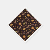 ボーホムーン紅葉模様 スタンダードカクテルナプキン (角)