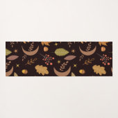 ボーホムーン紅葉 モノグラムの ヨガマット (裏面(横))