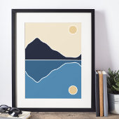 ボーホモダン壁画プリント ポスター