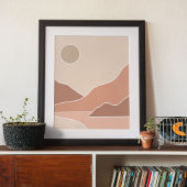 ボーホモダン壁画プリント ポスター