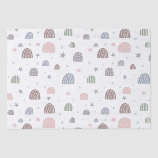 ボーホレインボウが可愛い 薄葉紙 (正面)