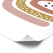 ボーホレインボウズ手描男女兼用き ポスター (コーナー)