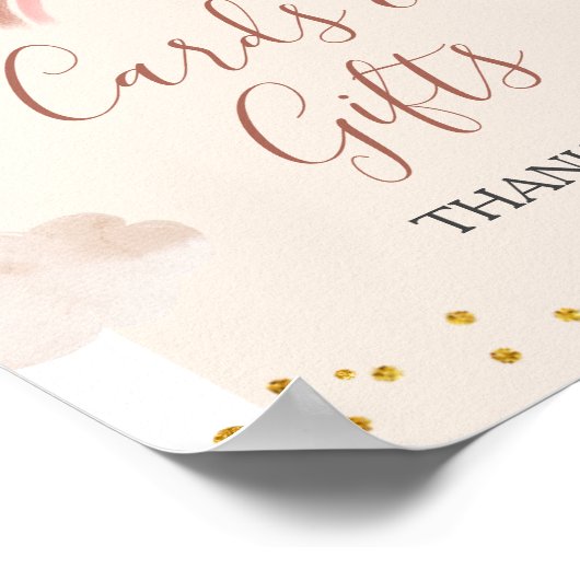 ボーホレインボーは彼女はオンダーフルのカードとギフトではない ポスター (角)