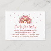 ボーホレインボーブックベビーカード エンクロージャーカード (正面)