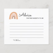 ボーホレインボーベビーアドバイスは親のために (正面)