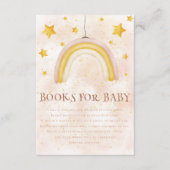 ボーホレインボー魔法金ゴールド星ダストブックベビー エンクロージャーカード (正面)