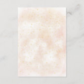 ボーホレインボー魔法金ゴールド星ダストブックベビー エンクロージャーカード (裏面)