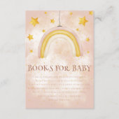 ボーホレインボー魔法金ゴールド星ダストブックベビー エンクロージャーカード (正面)