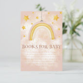 ボーホレインボー魔法金ゴールド星ダストブックベビー エンクロージャーカード (スタンド正面)