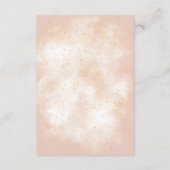 ボーホレインボー魔法金ゴールド星ダストブックベビー エンクロージャーカード (裏面)