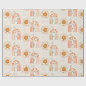 ボーホレインボー ラッピングペーパー (フラット)