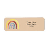 ボーホレインボー ラベル (正面)