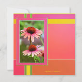 ボーホレトロガーデンフラワー引退パーティー 招待状 (裏面)